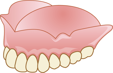総入れ歯のイメージ